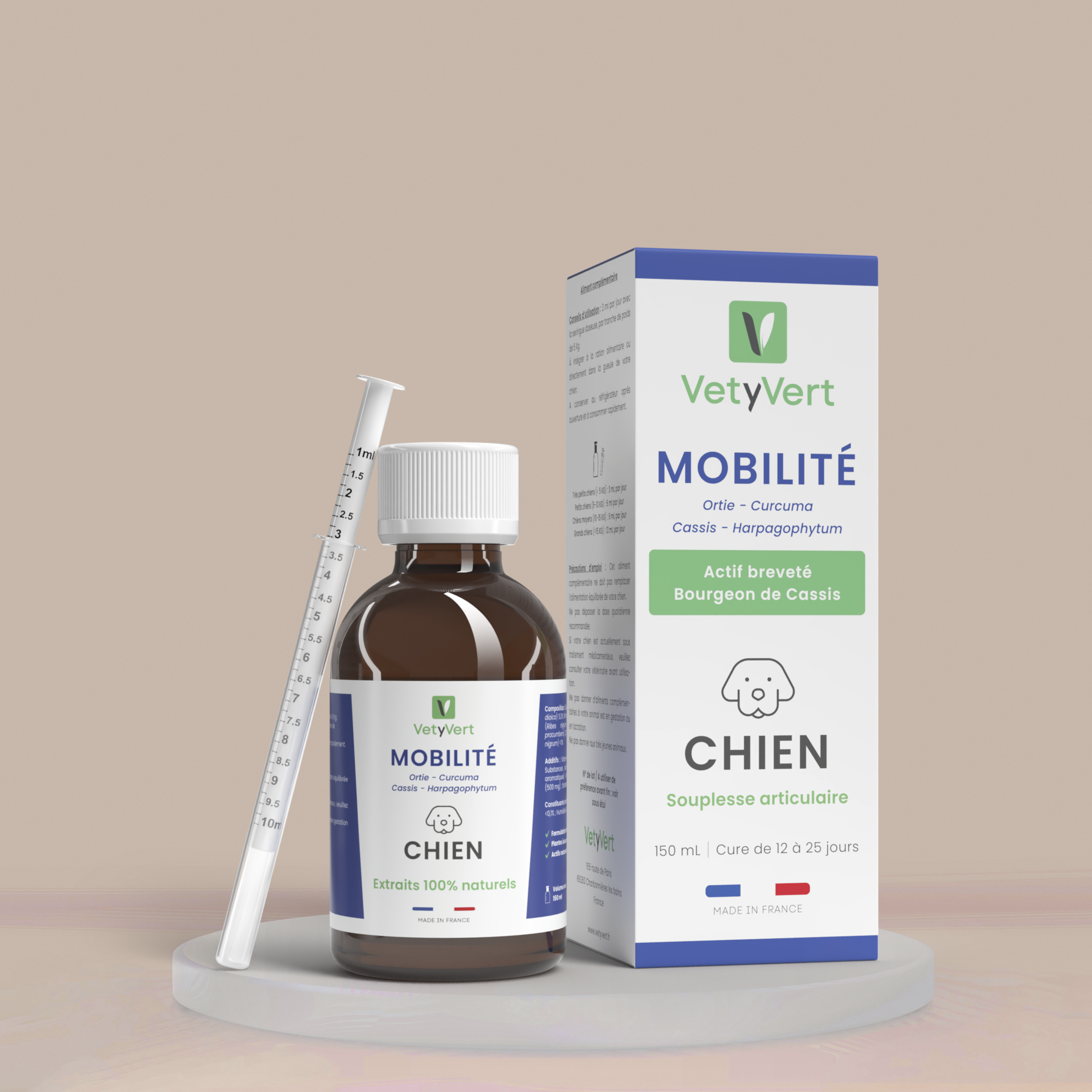 Mobilité chien : complément alimentaire naturel pour le confort articulaire