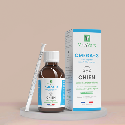 Oméga-3 chien : complément alimentaire du quotidien riche en oméga-3, EPA et DHA