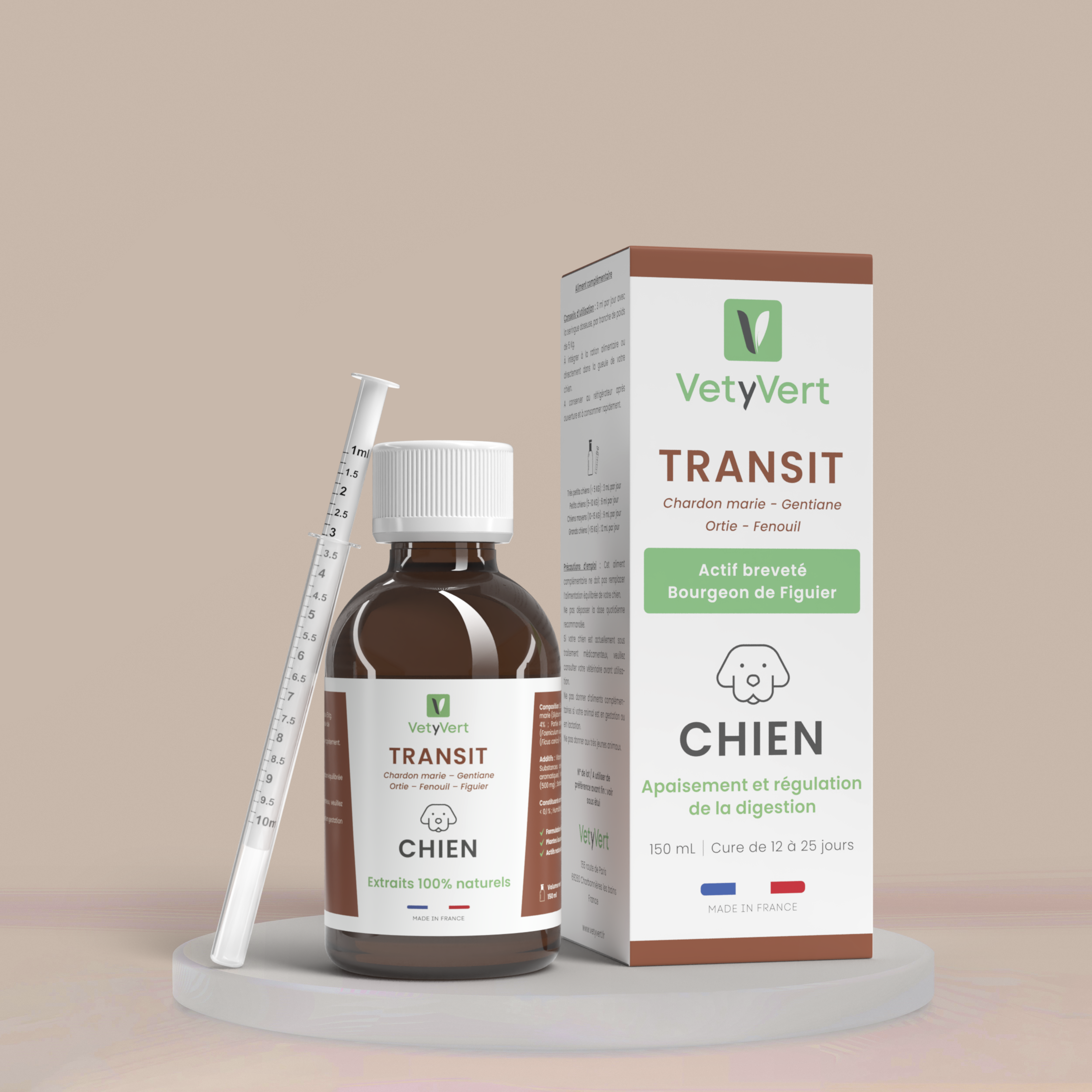Transit chien : complément alimentaire naturel pour le confort digestif