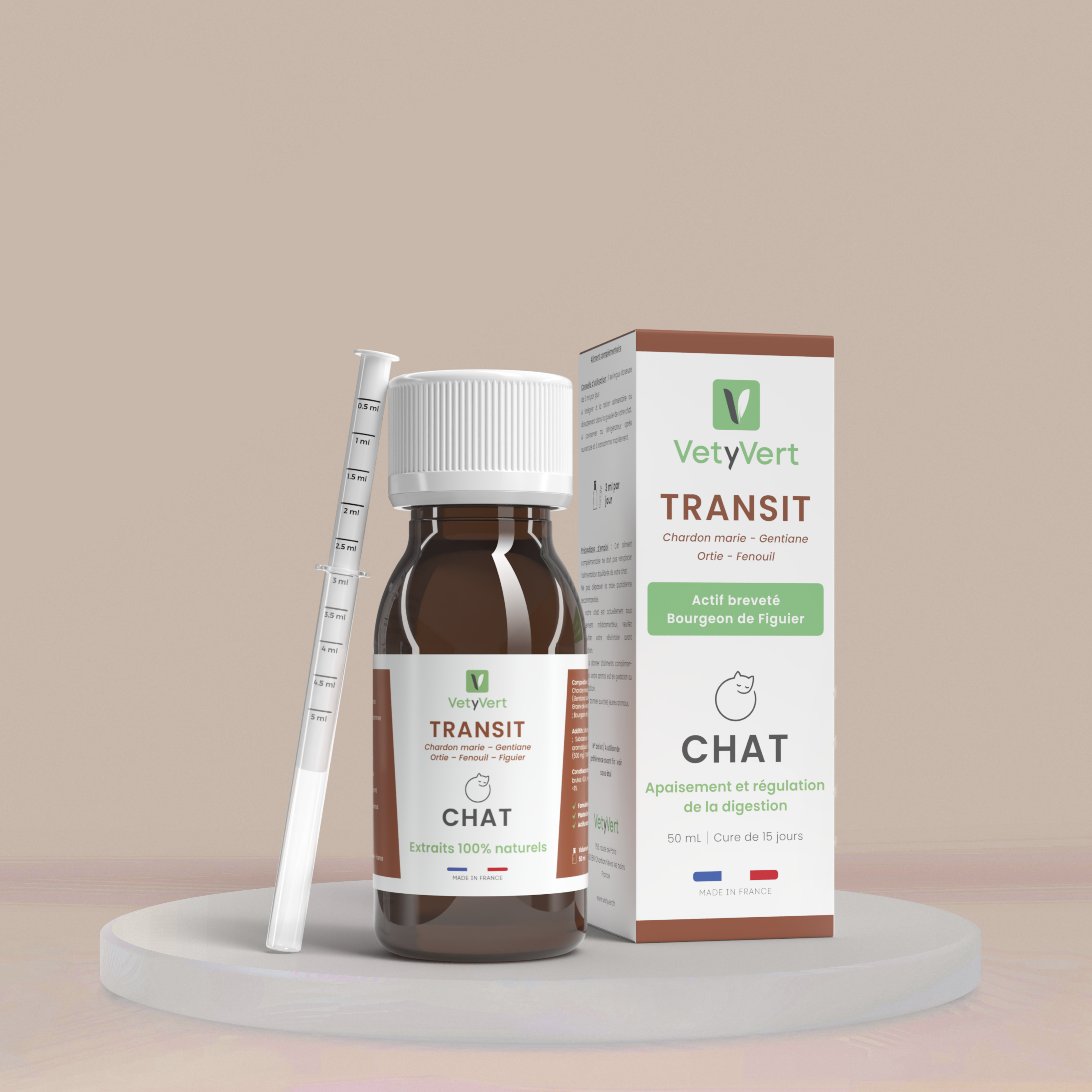 Transit chat : complément alimentaire naturel pour le confort digestif