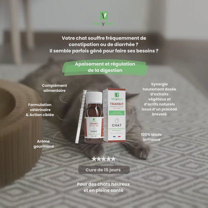 Transit chat : complément alimentaire naturel pour le confort digestif